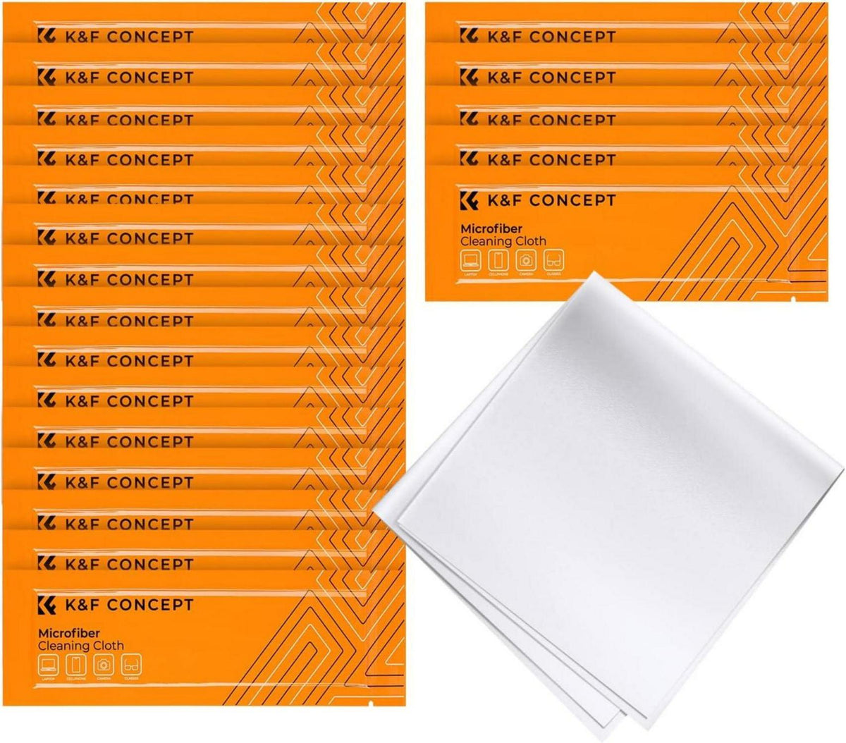 Mikrofaser Reinigungstuch Set für Kamera 20 Stück 15x15cm