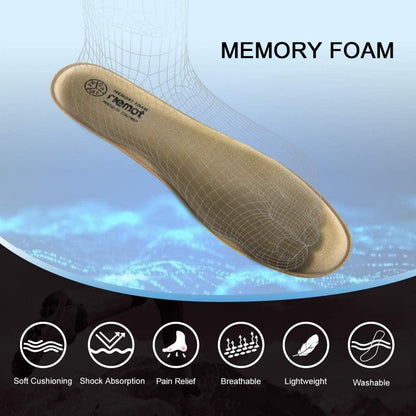 Memory Foam Einlegesohlen Schuheinlagen für Damen Herren - Sport Freizeit und