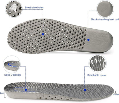 Sport Komfort Einlegesohlen für Damen Herren - Arch Support Schuheinlagen für Laufschuhe