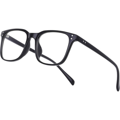 Blaulichtfilter Brille mit Entspiegelung – Klassisch Schwarz