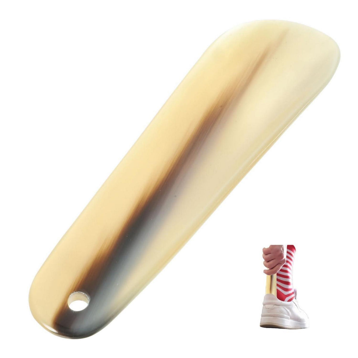 Holibanna Schuhlöffel aus Horn – Robust & Praktisch für Reisen