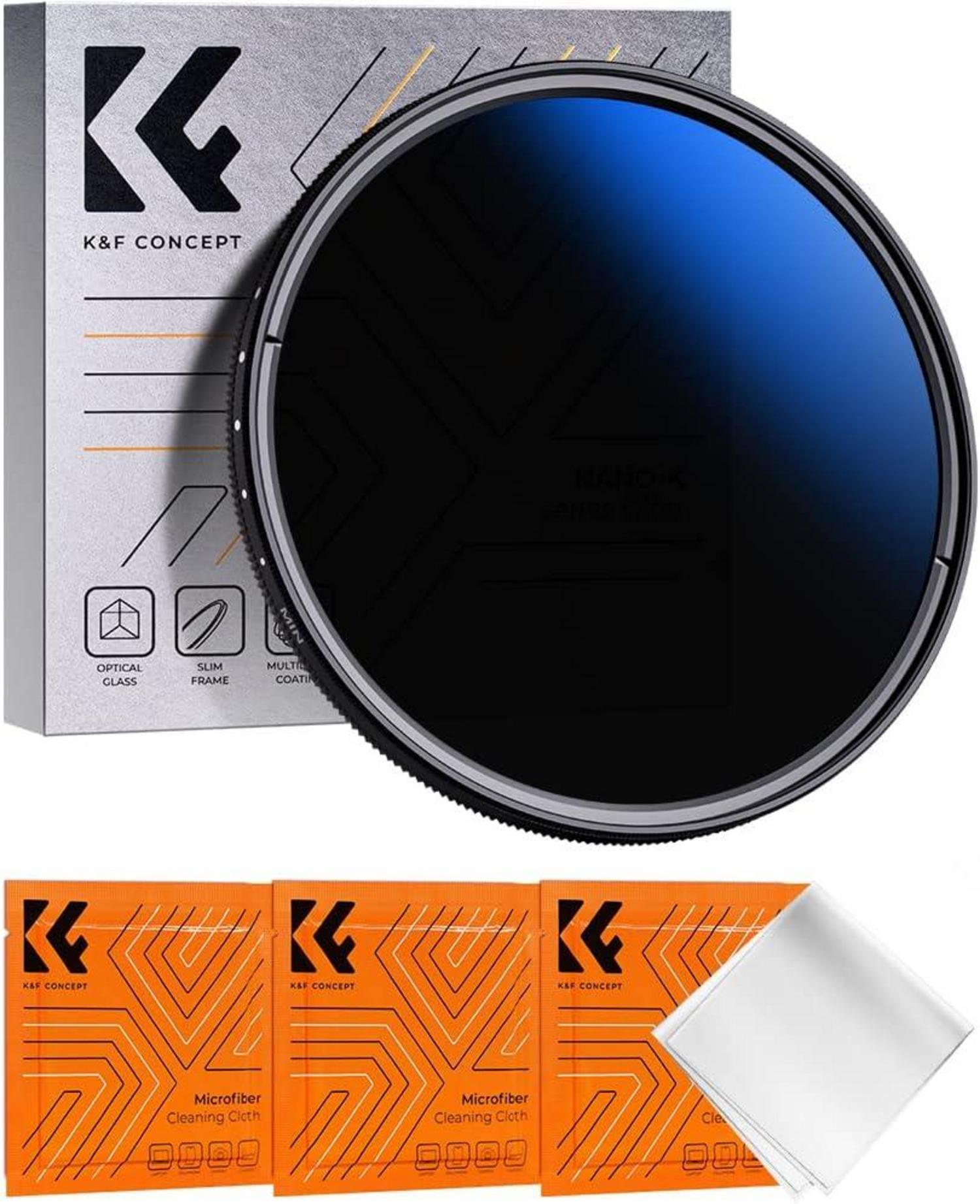 39mm Variabler ND Filter Slim ND2-400 Neutral Graufilter
