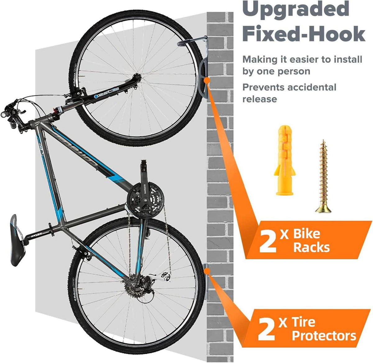 Wand Fahrradhalter Stahl Wandhalterung Fahrrad Haken
