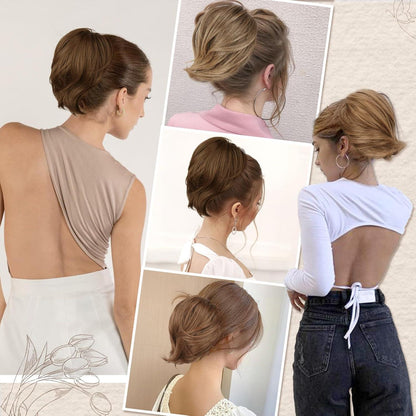Haarteil Hair Extensions Haarknoten Pferdeschwanz Verlängerung