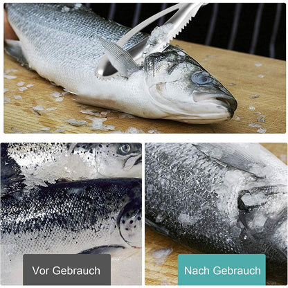 Esteopt Fischentschupper Entferner Edelstahl Profi Scraper