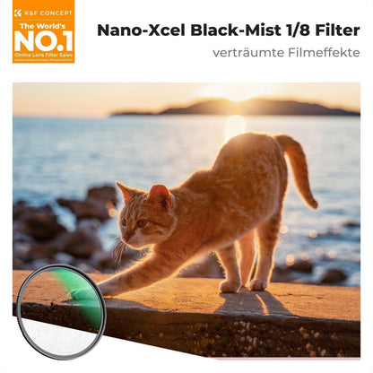 K&F Concept Nano-X 1/8 Black-Mist Filter 67mm Optisches Glas