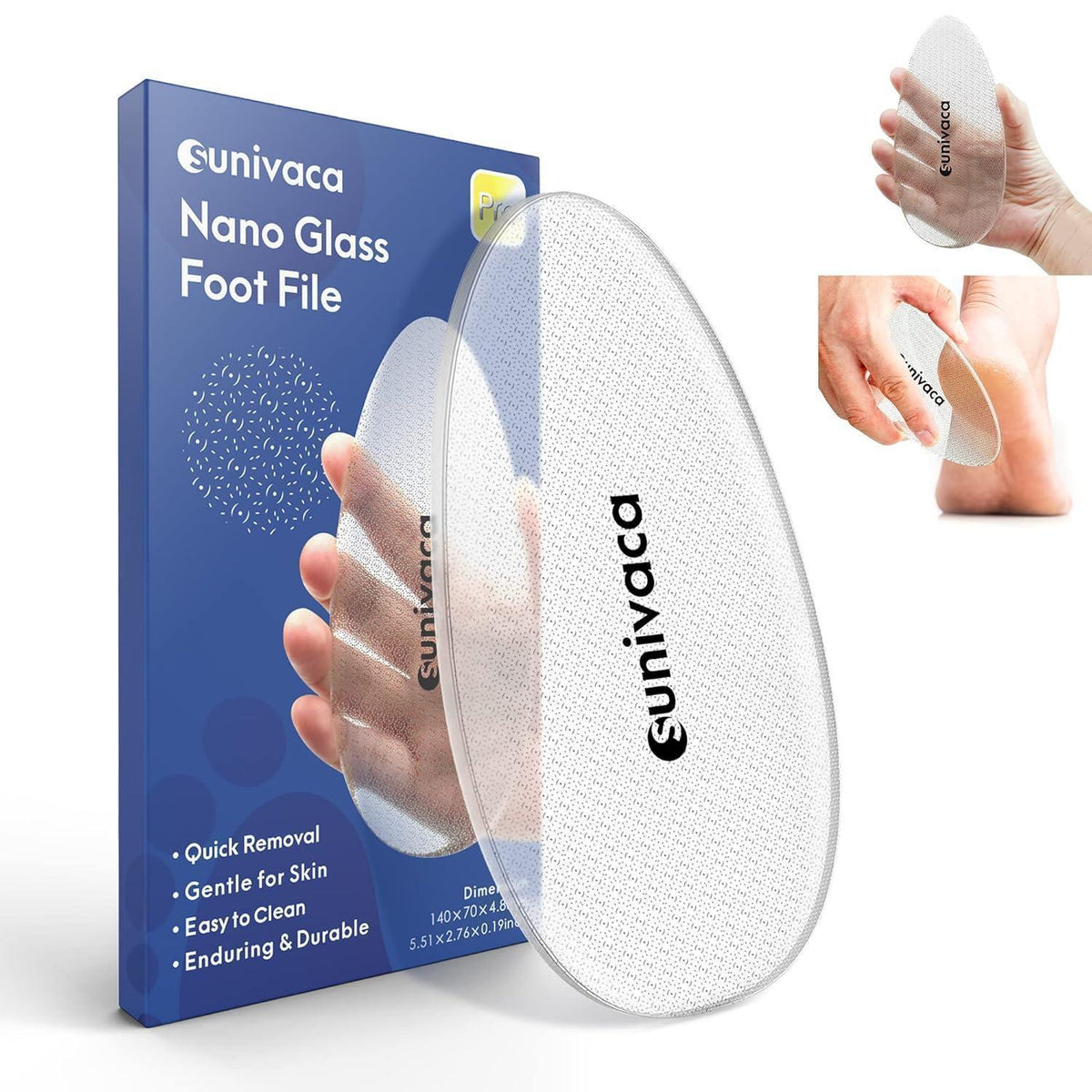 Nano Glas Hornhautentferner – Für Samtweiche Füße & Professionelle Fußpflege