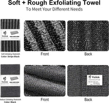 2er Pack Rückenbürste Luffa Schwamm Peeling Duschschwamm