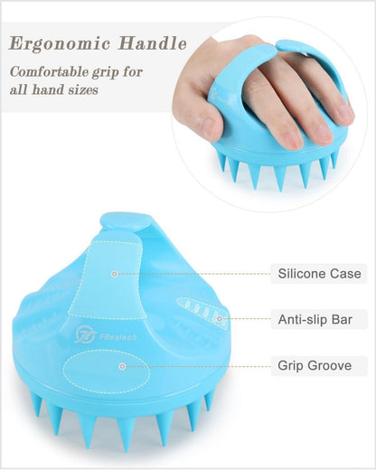 Ergonomische Kopfhaut Massagebürste für Haarpflege und