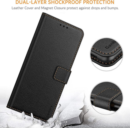 Handyhülle Xiaomi Mi 11 Lite 4G 5G Leder Flipcase Schwarz
