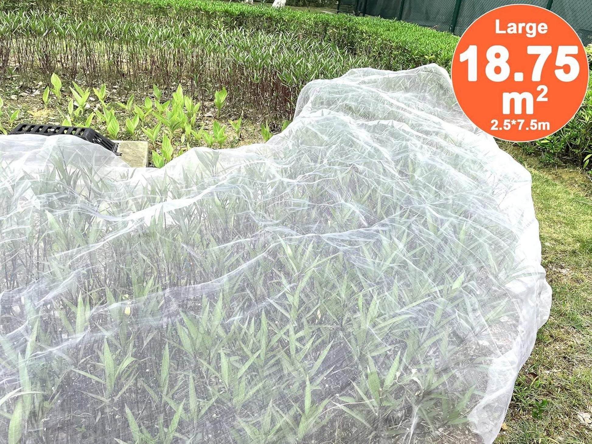 Akuoly Pflanze Schutznetz 2,5x7,5m Feinmaschig Obst Gemüseschutz-insekt netz