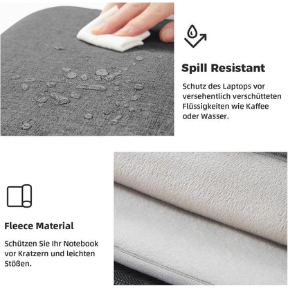 Voova Laptop Hülle 15-16 Zoll Wasserdicht Laptoptasche