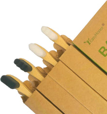 EasyHonor Extra weiche Bambus-Zahnbürste mit 20.000