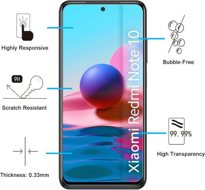 Panzer Schutz Glas für Xiaomi Redmi Note 10 5G, POCO M5s