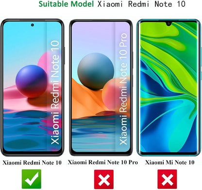 Panzer Schutz Glas für Xiaomi Redmi Note 10, 5G, POCO M5s - 2 Stück, 9H Härte, HD Displayfolie
