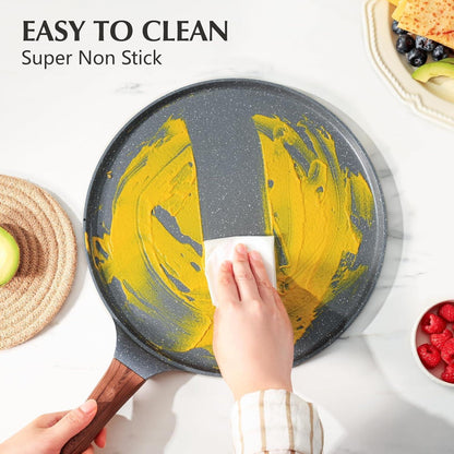 Crepe Pfanne 26cm Antihaft Granit Induktion PFOA-frei