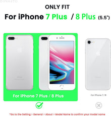 ORNARTO iPhone 8 Plus / 7 Plus Silikon Case - Ultra Dünn