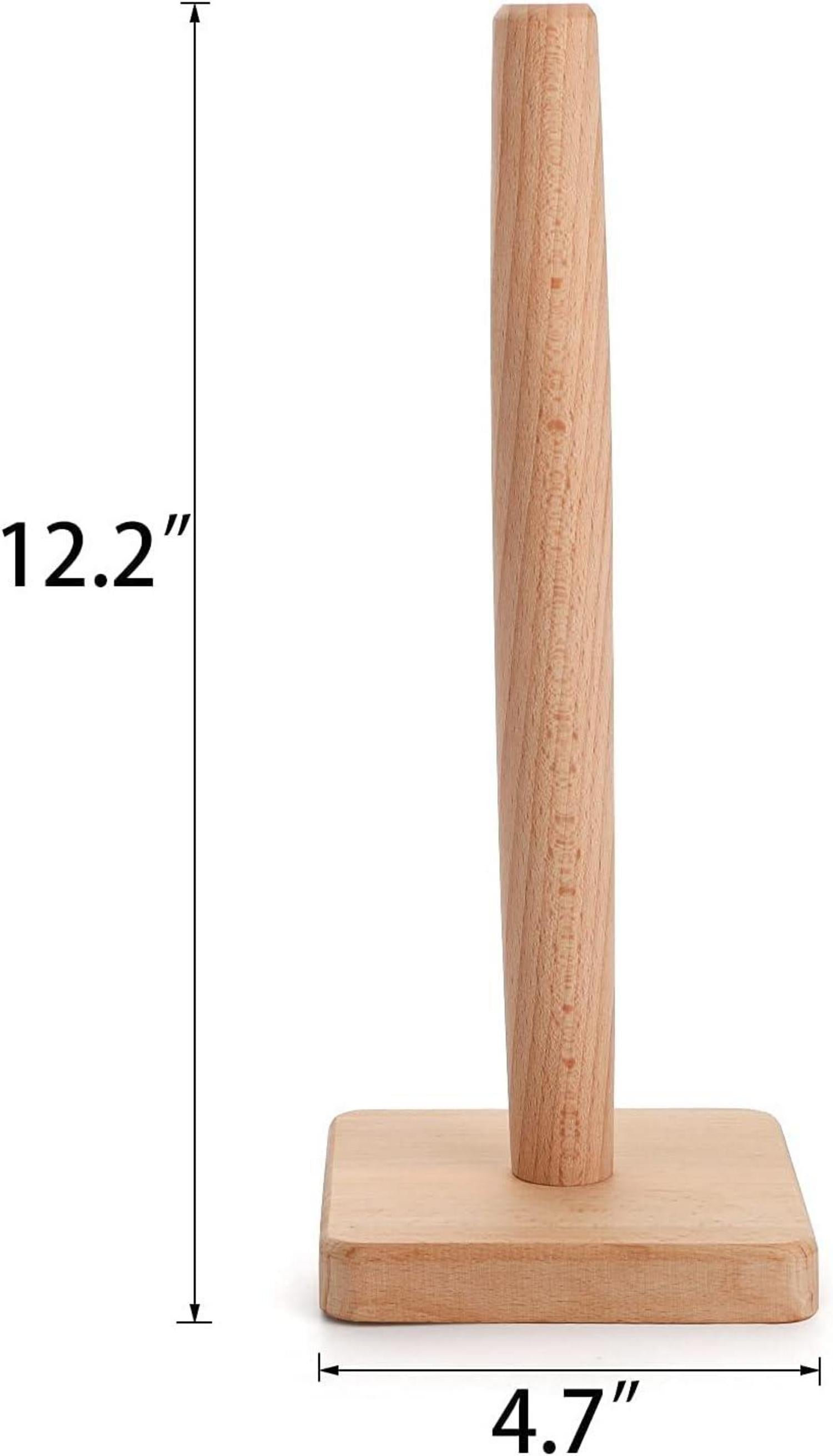 Holz Küchenrollenhalter 3er Set vertikale Papierhandtuchhalter