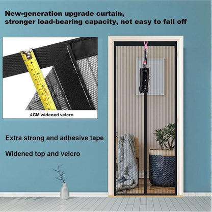 Fliegengitter Tür Magnet 85x215cm – Insektenschutz für Tür & Terrasse