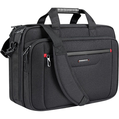 Laptoptasche 17,3 Zoll wasserabweisend Schwarz Umhängetasche