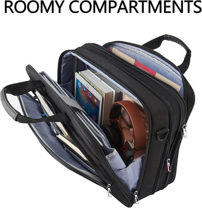 VANKEAN Laptoptasche 17,3 Zoll wasserabweisend Schwarz
