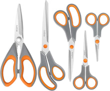 Multifunktionale Schere mit scharfen Edelstahlklingen - 5er Set