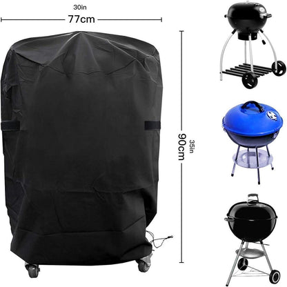 Grillabdeckung 210D Oxford Wetterfest UV-Schutz 77x90cm