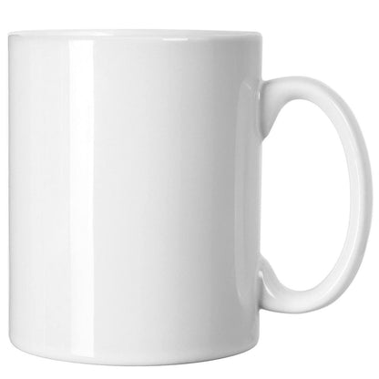 Große Keramiktasse 600ml - Weiße Kaffeetasse für Büro & Zuhause