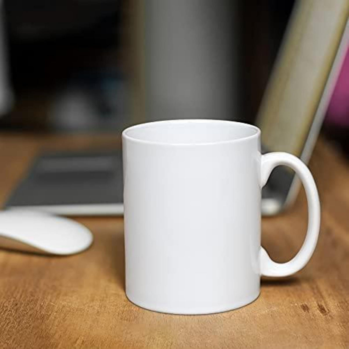 Große Keramiktasse 600ml - Weiße Kaffeetasse für Büro & Zuhause