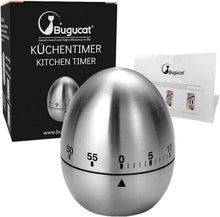 Eieruhr Edelstahl Küchenwecker Kurzzeitwecker Timer Silber