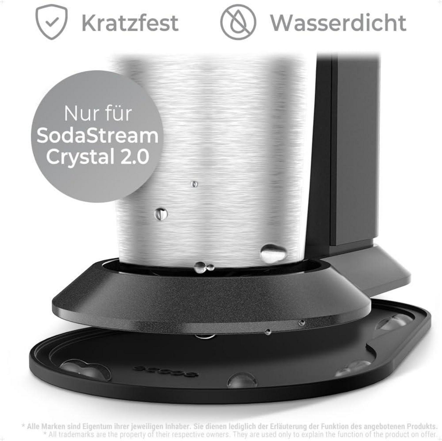 Silikon Abtropfmatte für SodaStream Crystal 2.0 wasserdicht und rutschfest
