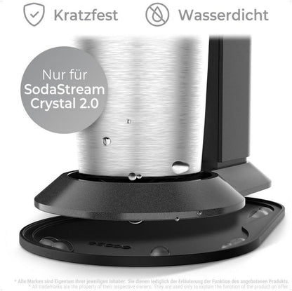 Silikon Abtropfmatte für SodaStream Crystal 2.0 wasserdicht und rutschfest
