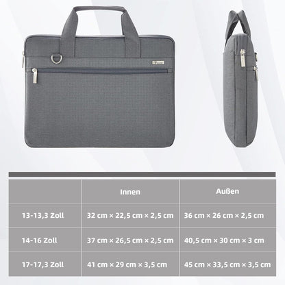 Voova Laptoptasche 13-13,3 Zoll, Wasserdicht Stoßfest