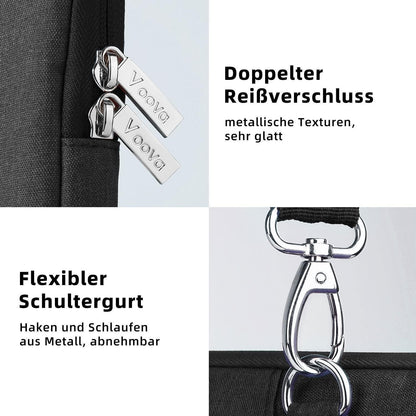 Voova Laptoptasche 13 14 Zoll Wasserdicht Stoßfest