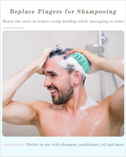 Kopfhaut Massagebürste Silikon Shampoo Bürste Schuppen Haarwuchs