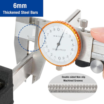 WORKPRO Schraubzwingen Set 4 Stück 150mm/300mm Spanner Spannkraft 272kg