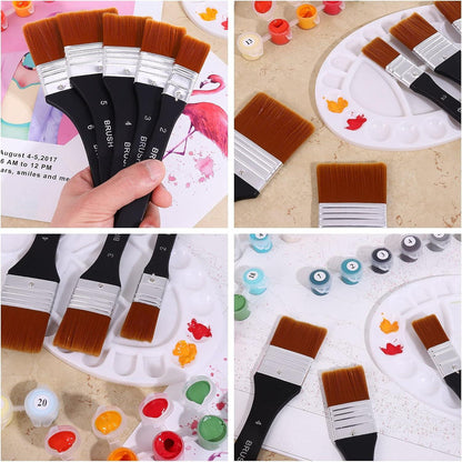 Aquarell Acrylpinsel Pinselset Nylonbürste Malpinsel Set Ölfarben