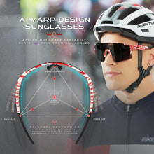 ATTCL Polarisierte UV400 Fahrrad-Sportsonnenbrille für Damen