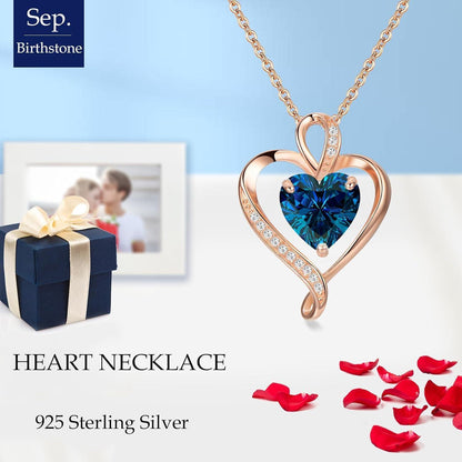 Silber Herz Halskette Damen 925 Sterling Silber Geschenk
