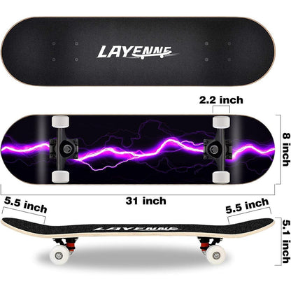 Skateboard Blitz 31x8 Zoll 8-lagiges Ahornbrett Kids