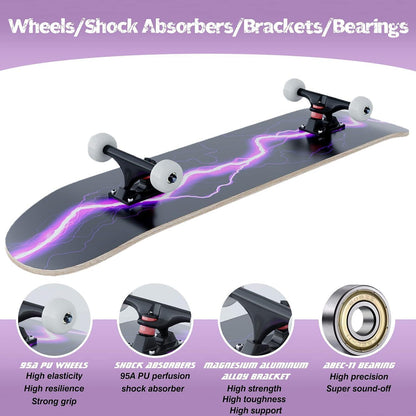 Skateboard Blitz 31x8 Zoll 8-lagiges Ahornbrett Kids
