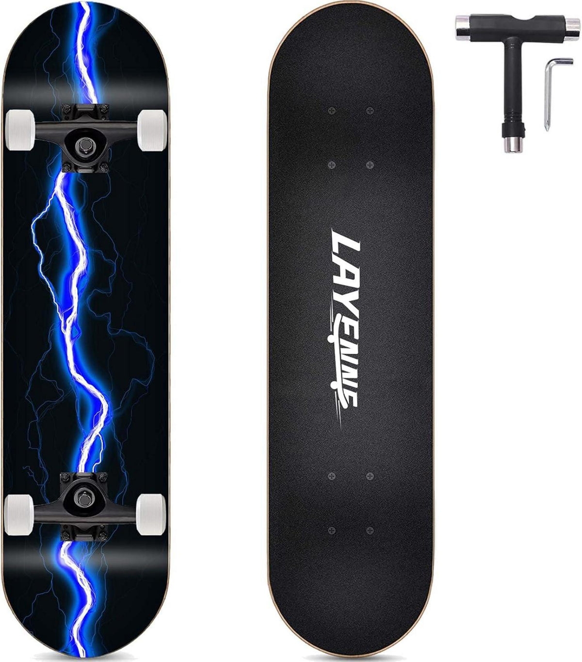 Skateboard Blitz Muster 31 x 8 Zoll 8-lagiges Ahornbrett Symposium