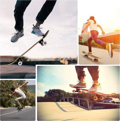 Skateboard Blitz 31x8 Zoll 8-lagiges Ahornbrett Anfänger Jugendliche Erwachsene
