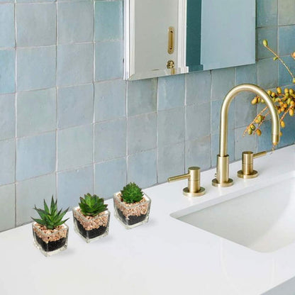 Kunstpflanze Sukkulente Decorative Wohnzimmer Badezimmer Set