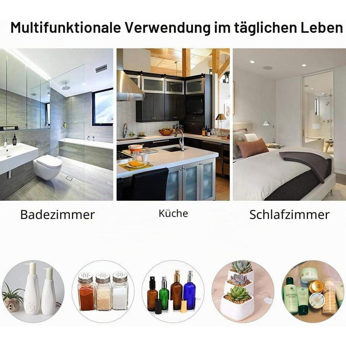 Edelstahl Duschkorb Wandregal für Bad Küche Schlafzimmer