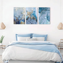 Hyidecorart Wandbilder Blau Weiß Moderne Leinwandbilder