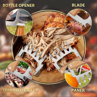 Pulled Pork Krallen Geschenke für Männer Grill Zubehör