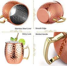 LIVEHITOP Moscow Mule Becher Set - 4er