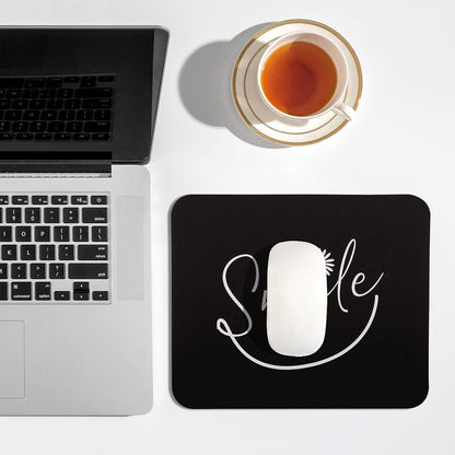 Mauspad Klein Schwarz rutschfeste Mousepad mit Motiv 200 x 240 x 3 mm