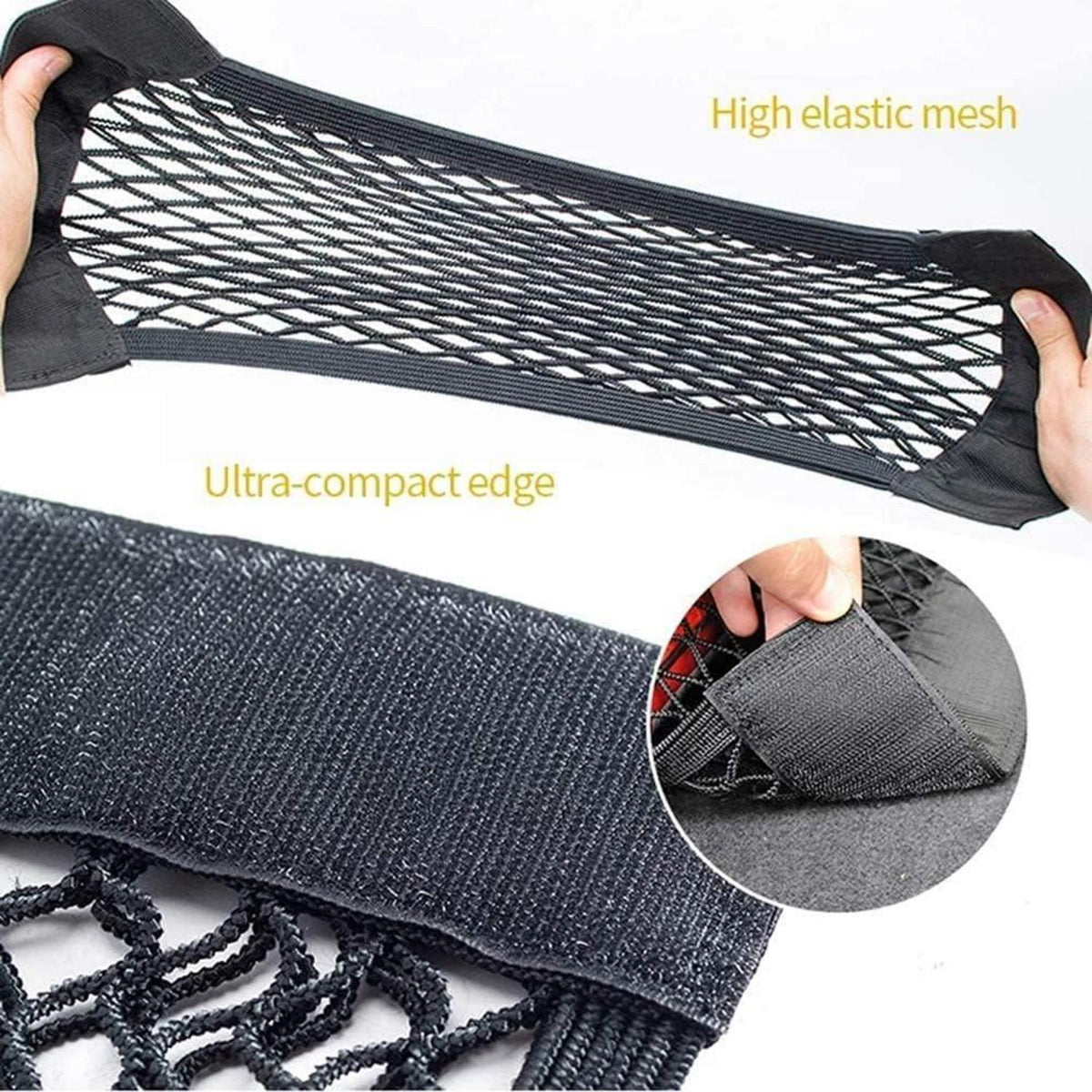 Kofferraumnetz 2 Stück, elastisch, Nylon, 85x25cm